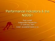 Performance Indicators