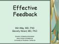 Effective Feedback PowerPoint PPT Presentation