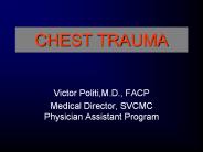 CHEST TRAUMA