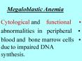 Megaloblastic Anemia PowerPoint PPT Presentation
