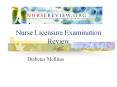 Nurse Licensure Examination Review PowerPoint PPT Presentation