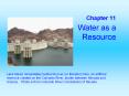 Water as a Resource PowerPoint PPT Presentation