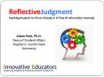 ReflectiveJudgment Teaching Students To Think Critically In A Time Of Information Overload PowerPoint PPT Presentation