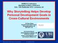 BAM2013 Conference Managing to Make a Difference 10th - 12th September 2013 - Liverpool, UK Why Storytelling Helps Develop Personal Development Goals in Cross-Cultural Environments    Dr Peter Sharp Regent PowerPoint PPT Presentation