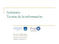 Seminario Teor PowerPoint PPT Presentation