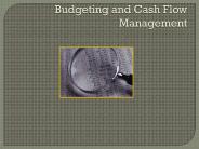 Budgeting and Cash Flow Management