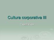 Cultura corporativa III