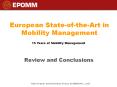 European State-of-the-Art in Mobility Management PowerPoint PPT Presentation