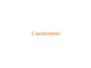 Cuestionario
