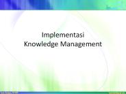 Implementasi Knowledge Management