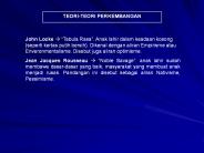TEORI-TEORI PERKEMBANGAN