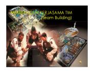 MEMBANGUN KERJASAMA TIM