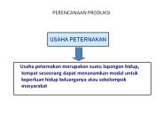 PERENCANAAN PRODUKSI