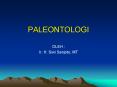 PALEONTOLOGI PowerPoint PPT Presentation
