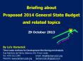 Briefing about Proposed 2014 General State Budget and related topics PowerPoint PPT Presentation