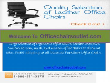 Office Chairs outlet