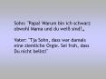 Sohn: "Papa! Warum bin ich schwarz PowerPoint PPT Presentation