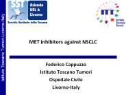 MET inhibitors against NSCLC