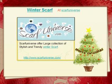 winter scarf at scarfuniverse