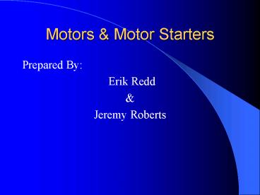 Motors