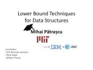 Lower Bound Techniques for Data Structures