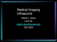 Medical Imaging Ultrasound