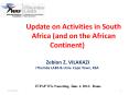 Update on Activities in South Africa (and on the African Continent)  Zeblon Z. VILAKAZI iThemba LABS PowerPoint PPT Presentation
