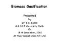 Biomass Gasification PowerPoint PPT Presentation