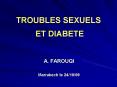 TROUBLES SEXUELS  ET DIABETE PowerPoint PPT Presentation