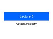 Optical Lithography