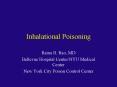 Inhalational Poisoning PowerPoint PPT Presentation