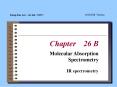 anal chem II /  IR spectrometry PowerPoint PPT Presentation