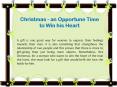 Christmas - an Opportune Time to Win his Heart PowerPoint PPT Presentation