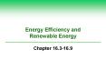 Energy Efficiency and Renewable Energy PowerPoint PPT Presentation