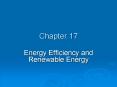Energy Efficiency and Renewable Energy PowerPoint PPT Presentation