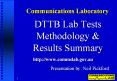 DTTB Lab Tests Methodology PowerPoint PPT Presentation
