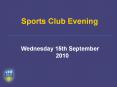 Sports%20Club%20Evening PowerPoint PPT Presentation