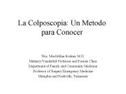 La Colposcopia: Un Metodo para Conocer