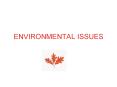 ENVIRONMENTAL ISSUES PowerPoint PPT Presentation