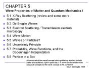 5.1X-Ray Scattering (review and some more material)