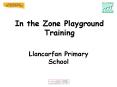 In the Zone Playground Training PowerPoint PPT Presentation