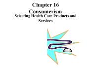 Chapter 16 Consumerism