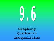 Graphing Quadratic Inequalities