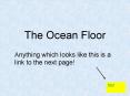 The Ocean Floor PowerPoint PPT Presentation
