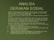 ANALISA GERAKAN SOSIAL