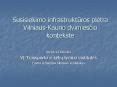 Susisiekimo infrastrukturos pletra Vilniaus-Kauno dvimiescio kontekste PowerPoint PPT Presentation