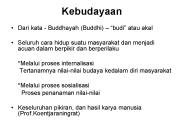 Kebudayaan