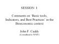 SESSION I: Comments on  PowerPoint PPT Presentation