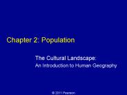 Chapter 2: Population
