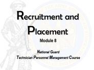 Recruitment and Placement